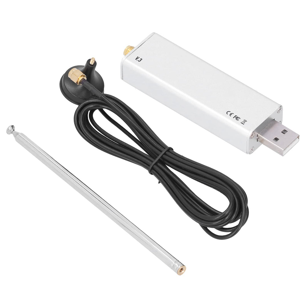 V3 R820T2 RTL2832U RTL-SDR Blog V3 R820T2 RTL2832U mit Dipol-Antennen-Kit, RTL SDR 1PPM TCXO HF Bias