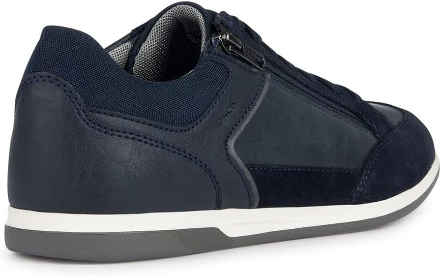Geox Herren U RenanSneaker 44 EU Blau Navy 4, 44 EU Blau Navy 4