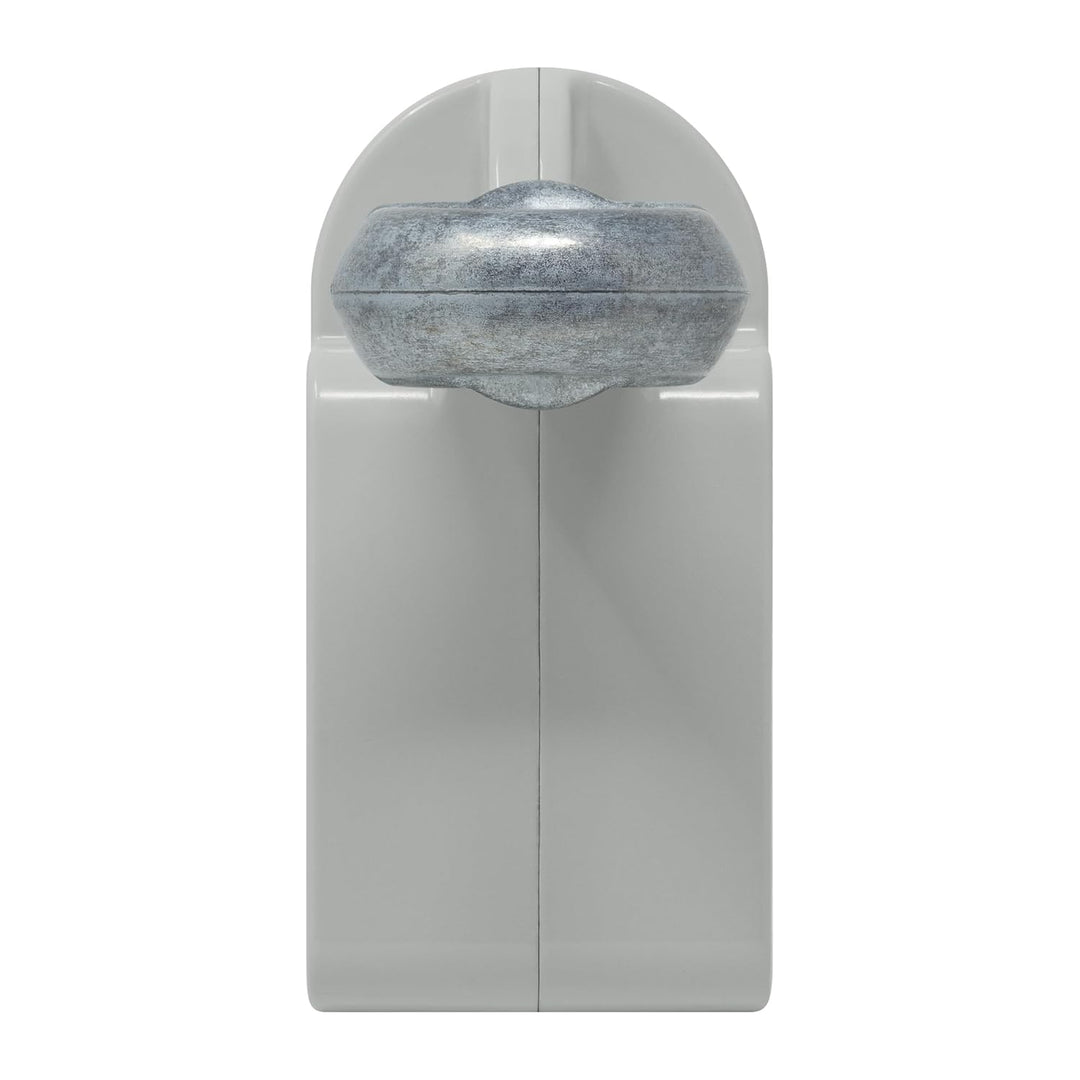 DIWARO.® | Schneckengetriebe für Markisen | Untersetzung 7:1 | RAL 7035 (lichtgrau) | 13mm Innenvier