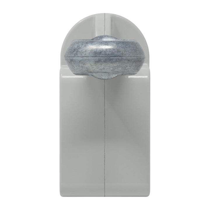 DIWARO.® | Schneckengetriebe für Markisen | Untersetzung 7:1 | RAL 7035 (lichtgrau) | 13mm Innenvier
