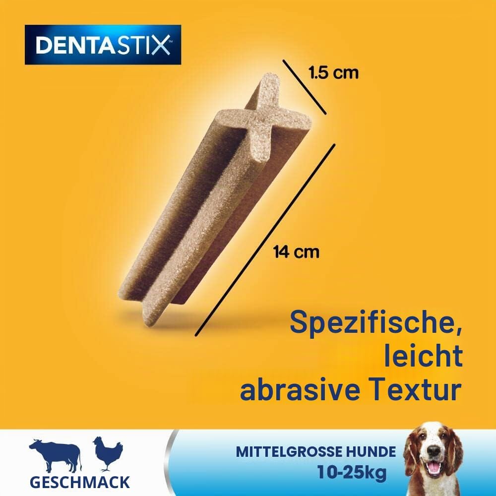 Pedigree Dentastix – Leckerlis für Hunde Moyen chien (10-25kg), Moyen chien (10-25kg)