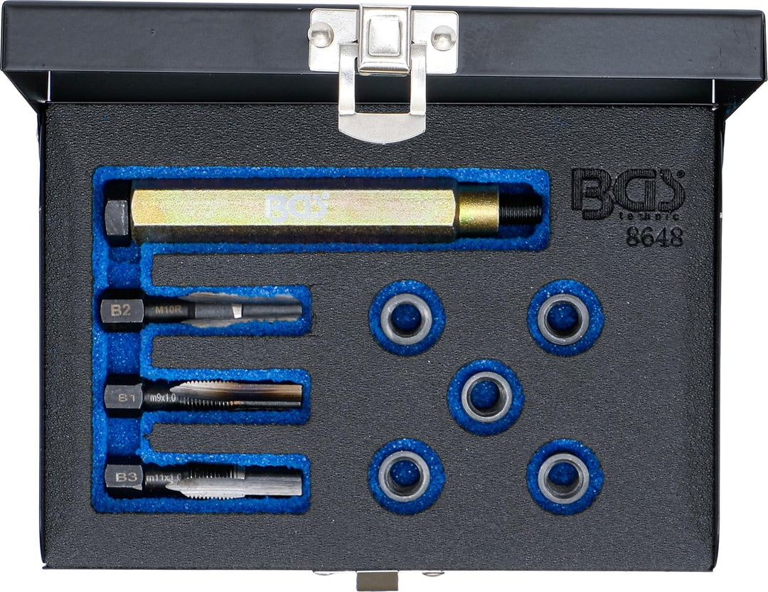 BGS 8648 | Reparatursatz für Glühkerzengewinde | M9 x 1,0 mm