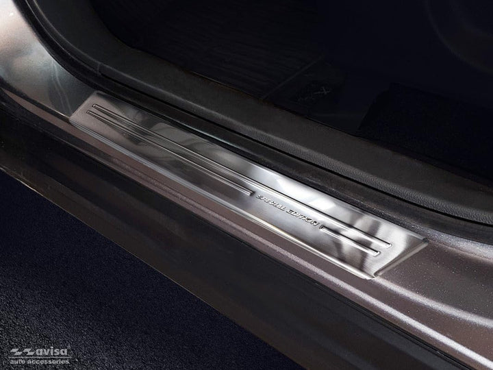 Inox door sill protectors compatible with Mitsubishi Eclipse Cross 2018- incl. PHEV 'Special Edition