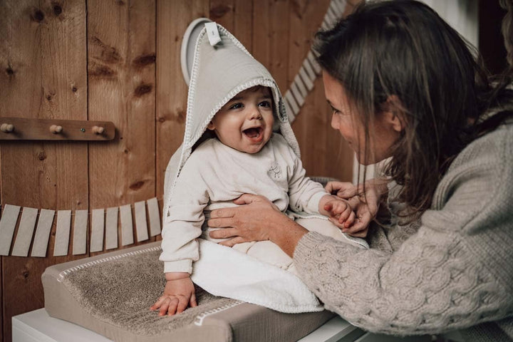 Koeka Baby Einschlagdecke - Ideal Für Unterwegs - Mit Plüsch - Faro - Musselin Baumwolle - Hellgrün