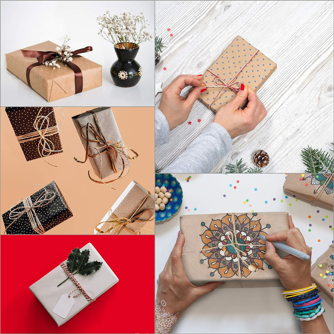 Kurtzy Karton Geschenkboxen Weiss (50 Stk) – Schachteln 19 x 11 x 4,5cm Pappschachteln mit Deckel –