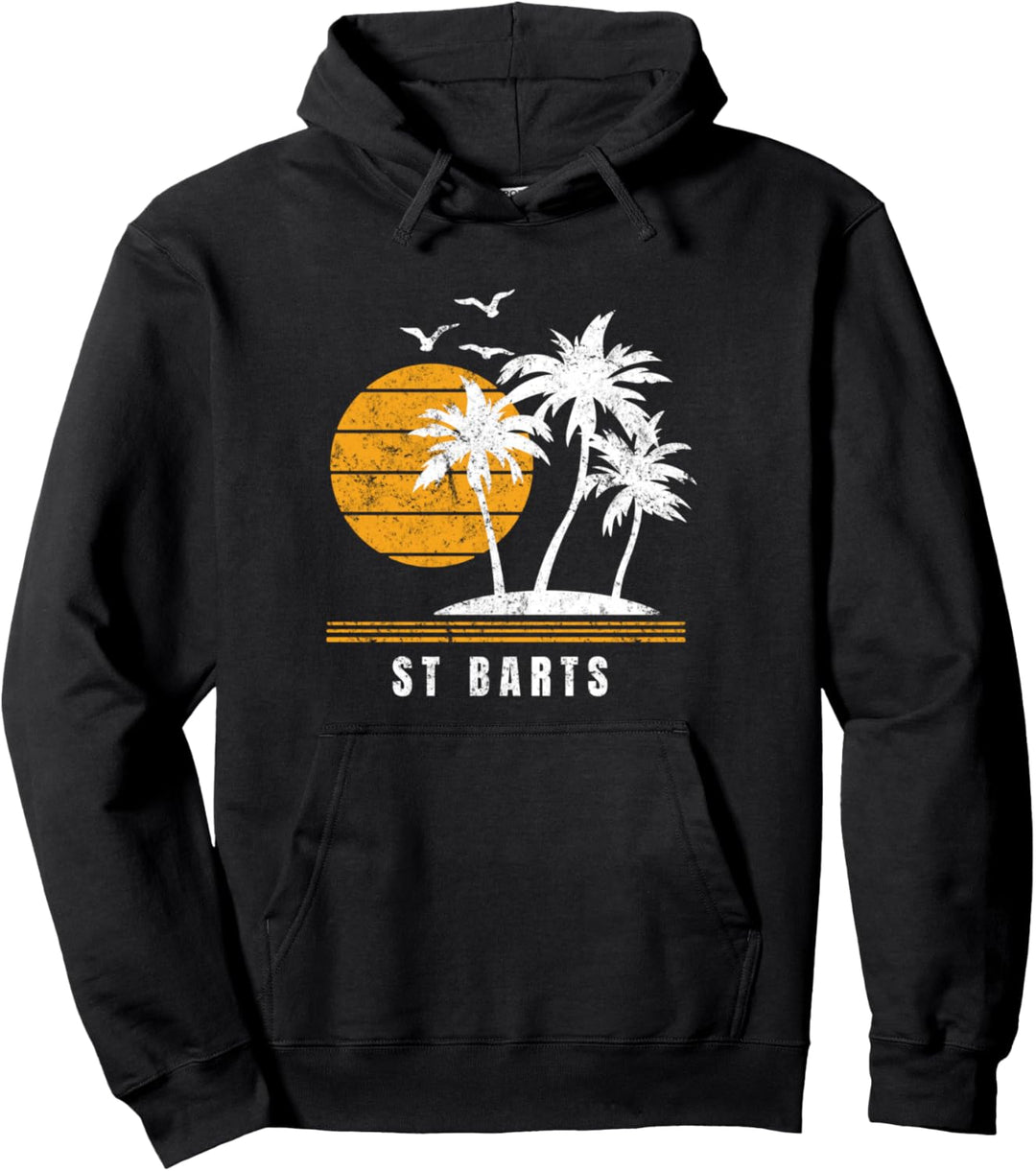 St. Barts Insel, Karibik Urlaubssouvenir Pullover Hoodie
