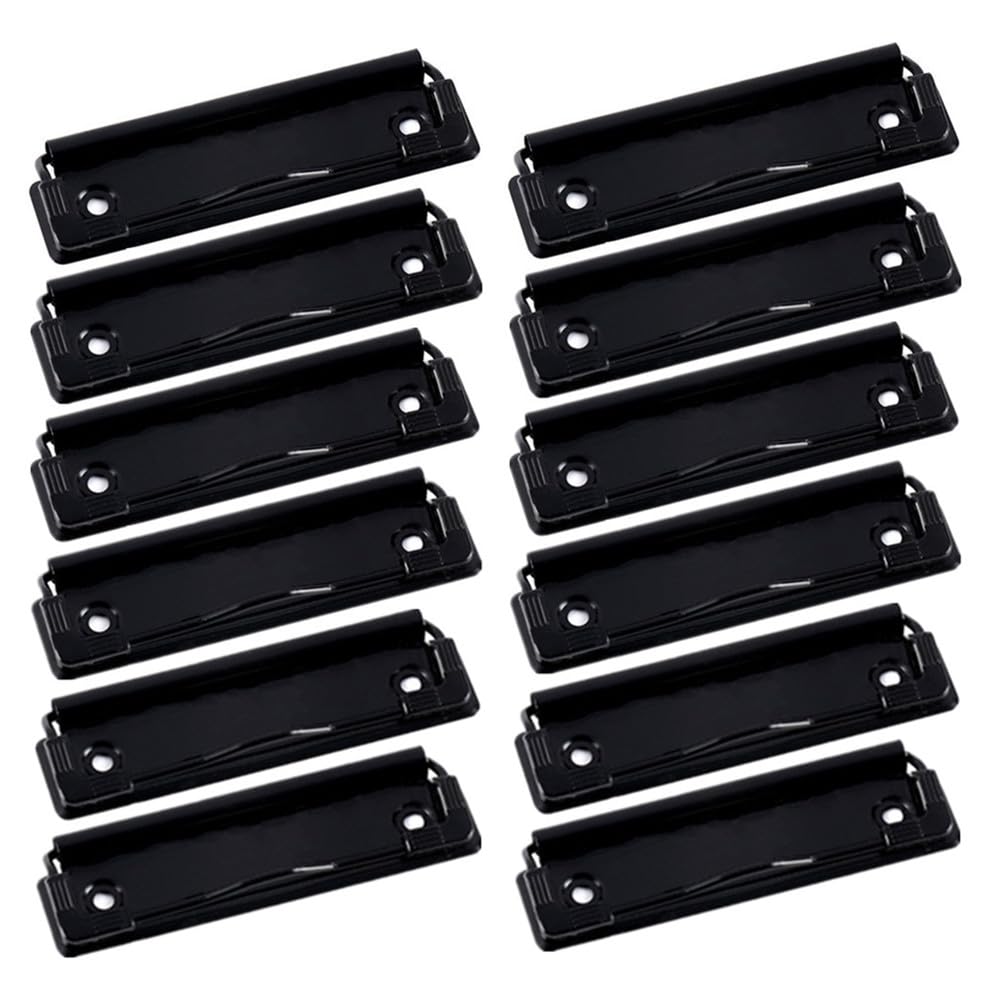 Klemmbrett Clip, Drahtbügelmechanik Klemmmechanik Klemme Klemmbrett Mappe, CuiCanfla 20 Stück Platte