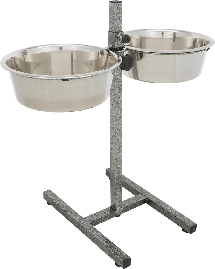 Hundebar, Edelstahl/Metall, 2 × 4,5 l/ø 29 cm, 2 × 4,5 l/ø 29 cm