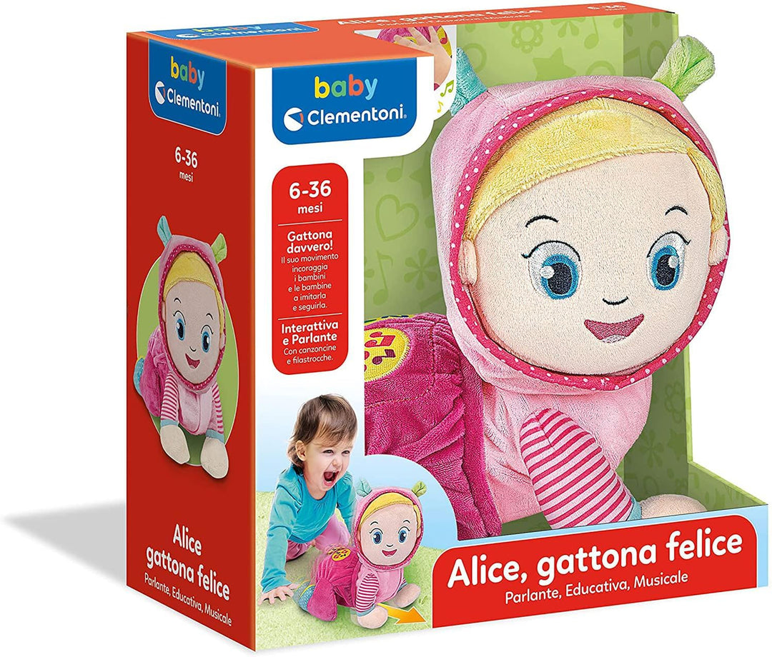 Clementoni alice gattona e canta canzoncine e filastrocche