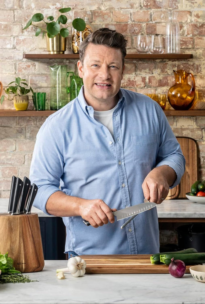 Jamie Oliver by Tefal K26809 Schneidebrett Gr. M | 37,4 x 25,1 x 2,2 cm | Akazienholz | FSC-zertifiz
