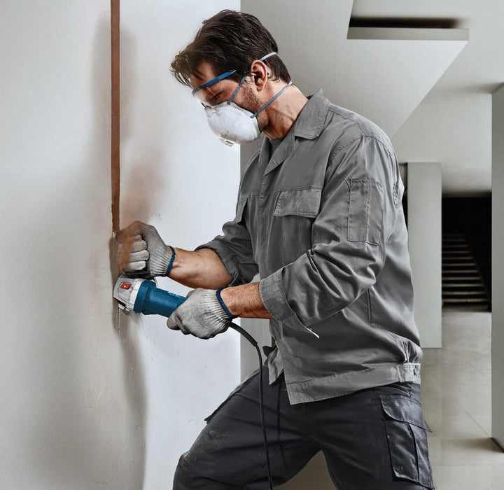 Bosch Professional Winkelschleifer GWS 22-180 J (Leistung 2.200 Watt, inkl.Zusatzhandgriff, Aufnahme