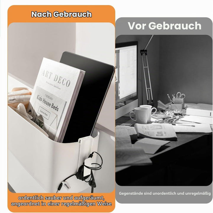 2 Stück Bett Organizer Zum Einhängen, Hängebett Organizer Aufbewahrungskorb, Nachttisch Bett Bettabl