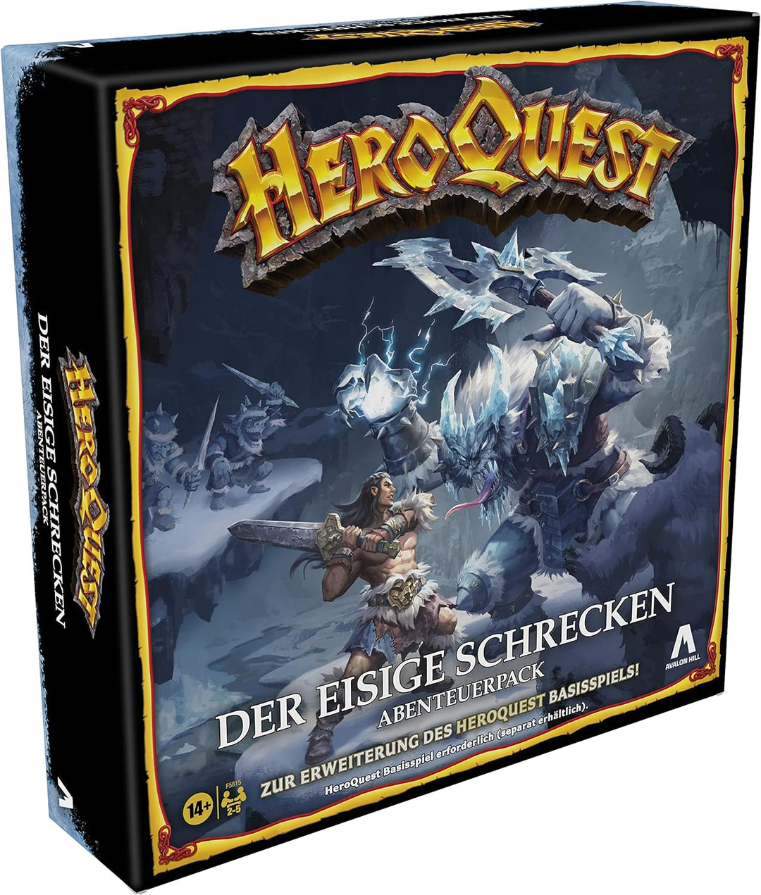 Avalon Hill HeroQuest Der eisige Schrecken Abenteuerpack, ab 14 Jahren, HeroQuest Basisspiel erforde
