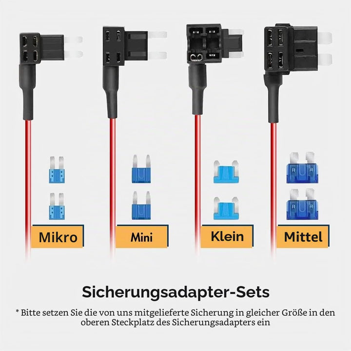 WOLFBOX Typ-C Hardwire Kit für G840S/G930/G840H/G850/G900/G850 PRO/I07/I17/X3/X5 Spiegel-Armaturenbr