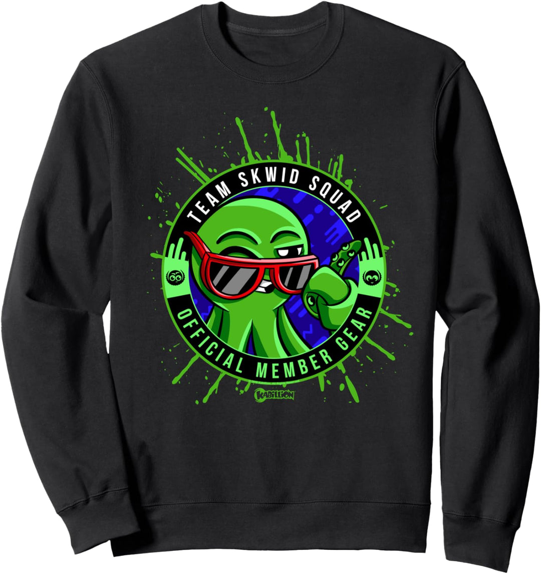 Team Skwid Squad - Kühles Grünes Skwid Sweatshirt
