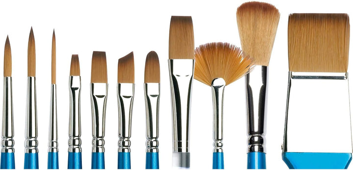 Winsor & Newton 5309150 Cotman Aquarell Synthetikhaar Pinsel exzellenter Sprungkraft, Farbtragekraft