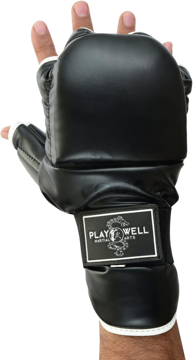 Playwell Elite Range : Kampfsport Kung Fu Cobra Ringen & Sparring Handschuhe - Neu (Gross / XL)