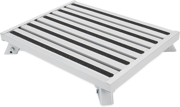Camco 43677 Alu-Hocker mit ausklappbaren Füssen Feste Stufe, Feste Stufe