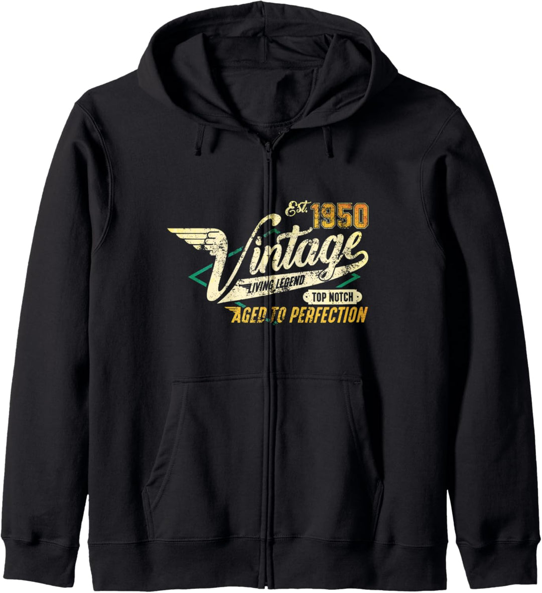 70. Geburtstag Geschenk Männer Frauen - Vintage 1950 Kapuzenjacke