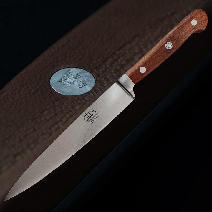 Güde Solingen Tradition - Filiermesser geschmiedet, 18 cm, Pflaumenholz, F.GÜDE, Handmade Germany