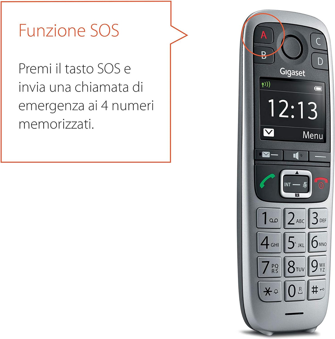 Gigaset E560 [Italienische Version] Ohne Sekretär, Ohne Sekretär