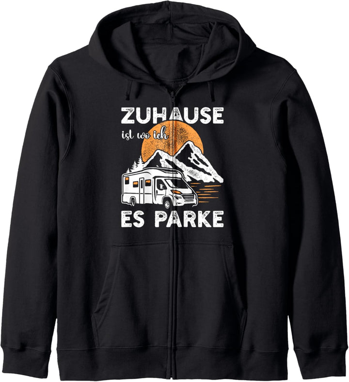 Camping, Wohnmobil, Natur, Spruch für Camper Kapuzenjacke