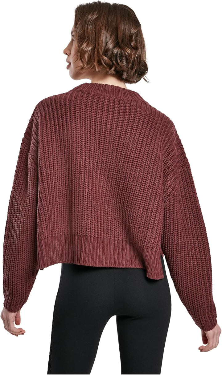 Urban Classics Damen Sweatshirt Ladies Wide Oversize Sweater Pullover für Frauen, in über 10 Farben