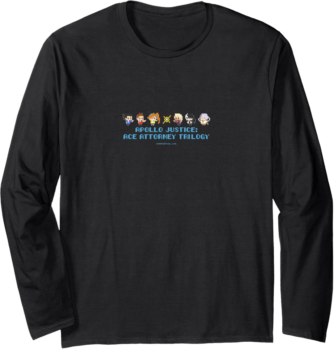 Apollo Justice: Ace Attorney Trilogy Pixel Art Langarmshirt