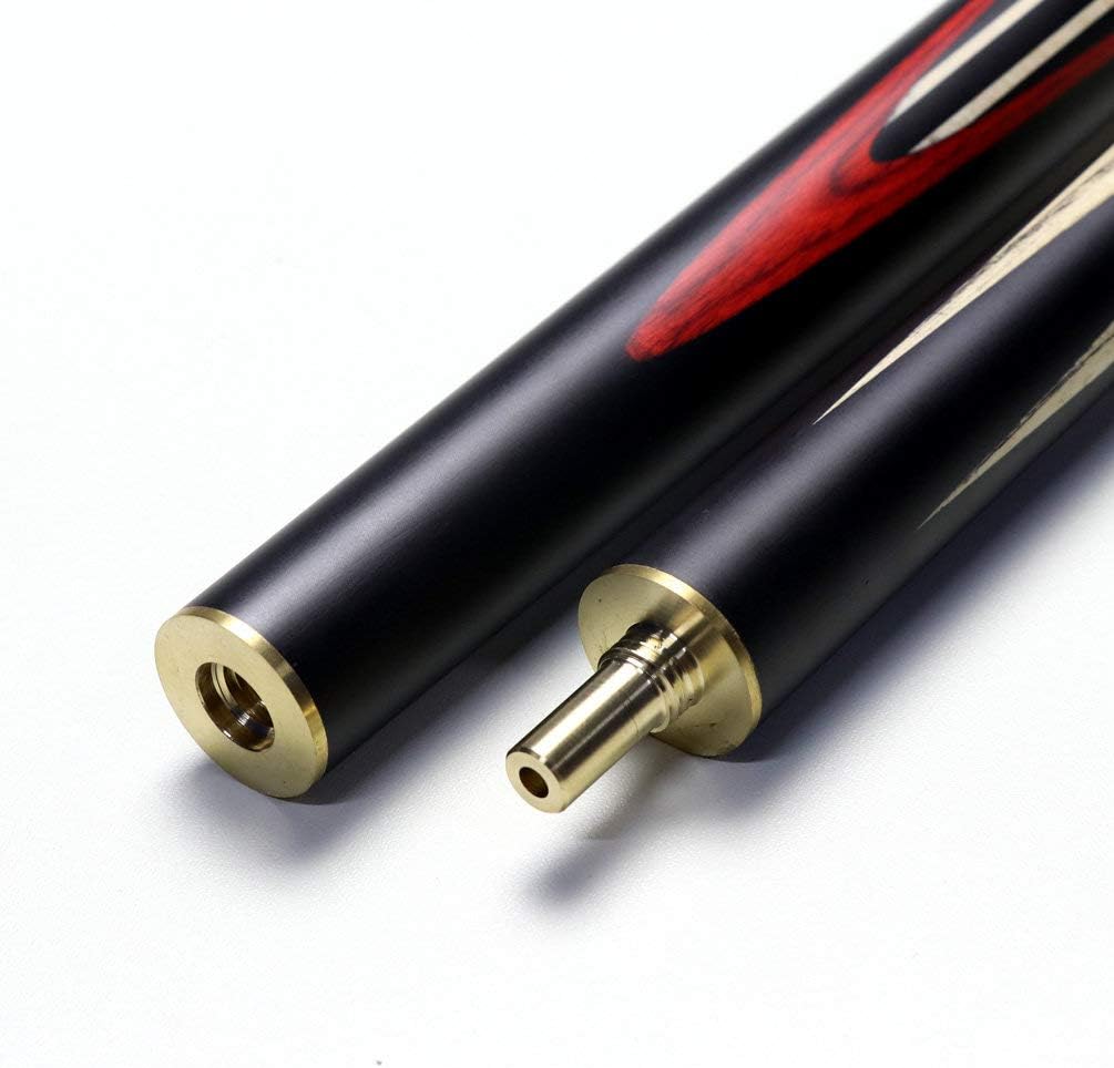 CUESOUL 57 "Handcraft 3/4 Ebenholz Snooker Queue mit Union Jack Flag Design CSSC-GQ-2, CSSC-GQ-2