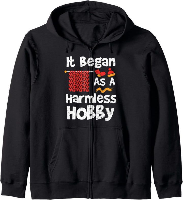 Häkeln: It Began As A Harmless Hobby - Häkeln Kapuzenjacke