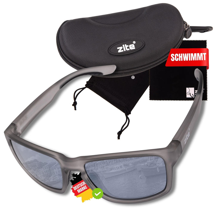 Zite Fishing Polarisationsbrille | Culo | Polbrille Angeln verspiegelt, UV400 & Schwimmfähig | Ultra