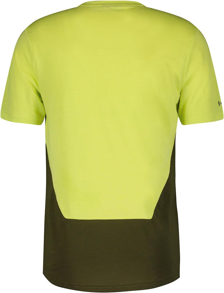 Scott Trail Flow DRI Fahrrad Trikot kurz braun/orange 2023 S Bitter Yellow/Fir Green, S Bitter Yello