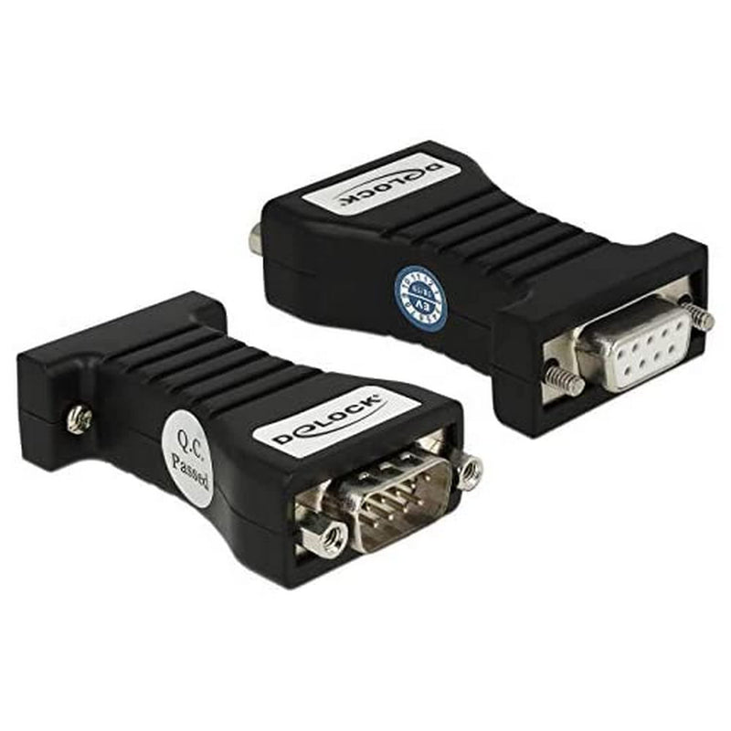 DELOCK Compatible Isolator 1 x Serial RS-232 DB9 Female to 1 x Serial RS-232 DB9 Male 3 kV - Überspa