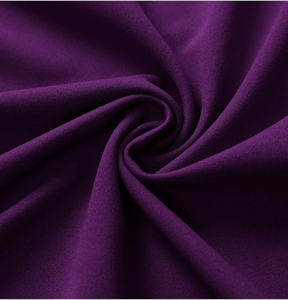 DRESSTELLS Damen Vintage Retro 1950er Cocktaikleid A-Line Swing Festlich Midilang Kleid Grape S, Gra