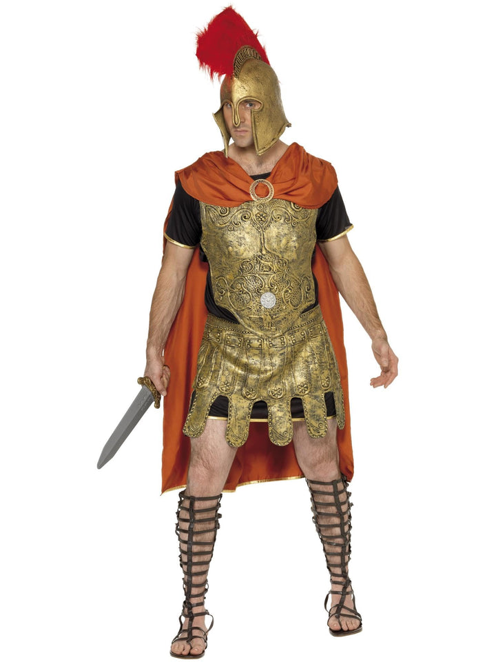 Smiffy's Römischer Soldat Komplette Rüstung Erwachsenenkostüm M Gold, M Gold