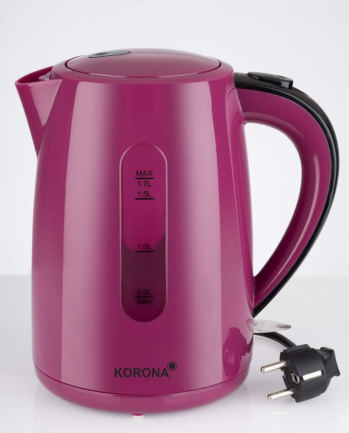 Korona 20134 Wasserkocher | 1,7 Liter Fassungsvermögen | Retro-Stil | Attraktive Farbe | Leistungsst