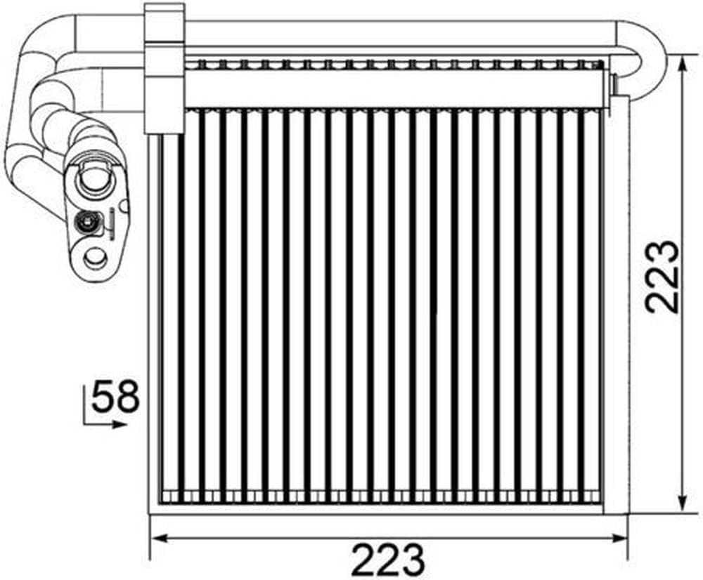 MAHLE AE 97 000P Verdampfer BEHR PREMIUM LINE