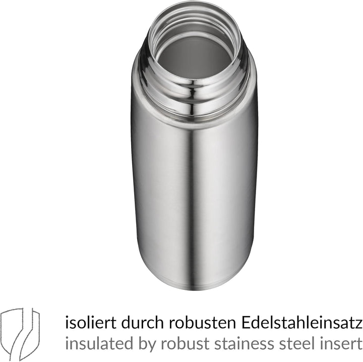 alfi ISOTHERM PERFECT DV 1,0l, Isolierflasche aus Edelstahl mit Trinkbecher, absolut dicht mit Drehv