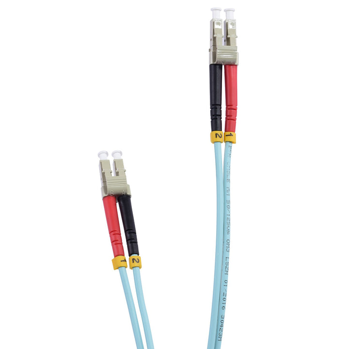 TPFNet Premium 5er Pack 10m LWL Glasfaser Fiber Patchkabel Netzwerkkabel OM3 Multimode LC/LC Duplex