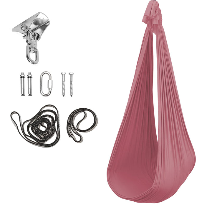 Hängeschaukel aus Nylon – 150x90cm – gemütliche Schaukel für Zuhause & Garten – bis 100kg – inkl. Mo