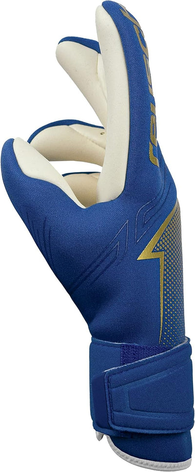 Reusch Herren Arrow Unisex Torwarthandschuhe mit Innennaht Schnitt und Grip Gold X Belag, Geeignet f