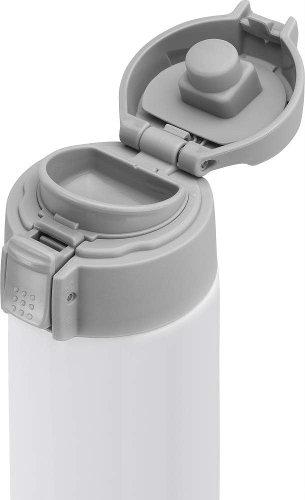 ZWILLING Thermo Thermoflasche, 450 ml, Auslaufsicher, Doppelwandisolierung, Edelstahl, Weiss Weiss 4