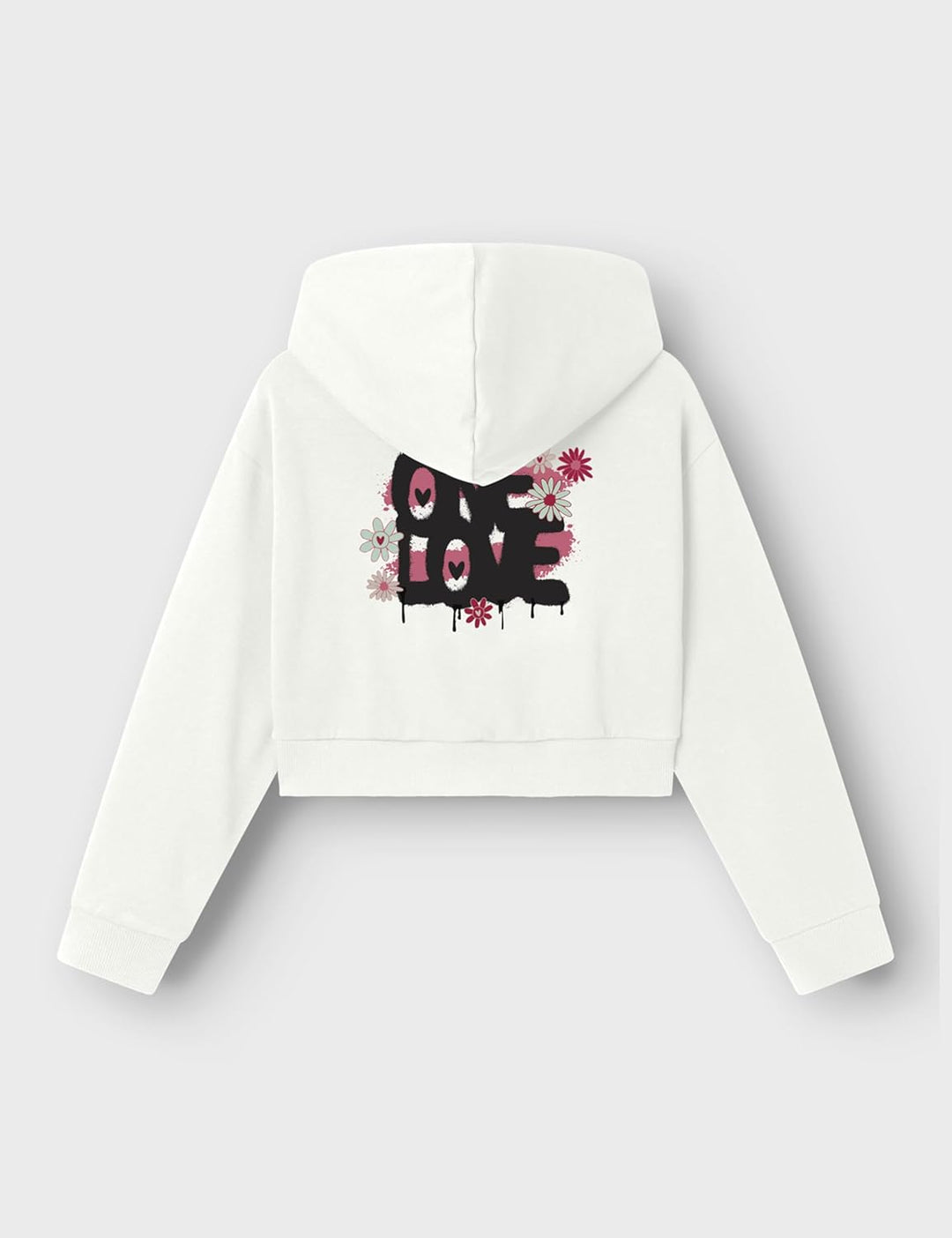 Name IT Mädchen Nkfkory Ls Crop RLX SWE Wh Bru Ps Noos Nkfkory Ls Crop RLX SWE Wh Bru Ps Noos (1er P