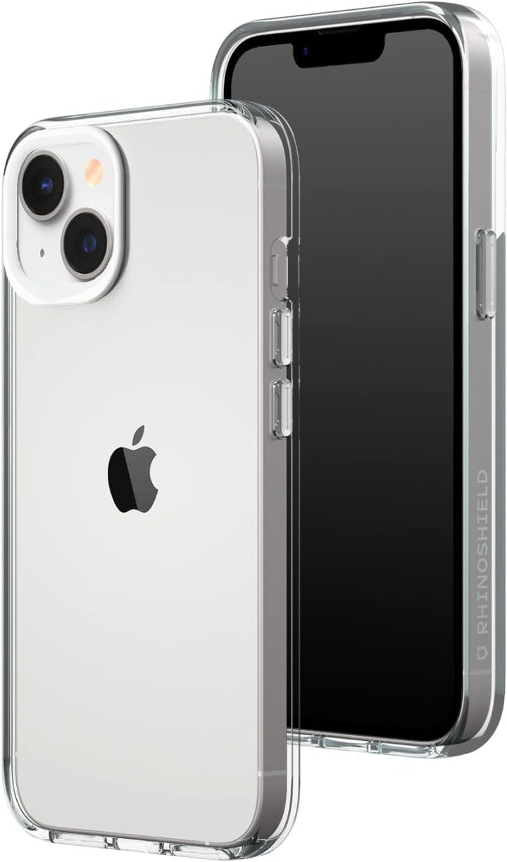 RhinoShield Crystal Clear Case kompatibel mit [iPhone 14/13] | Fortschrittliche Vergilbungsresistenz