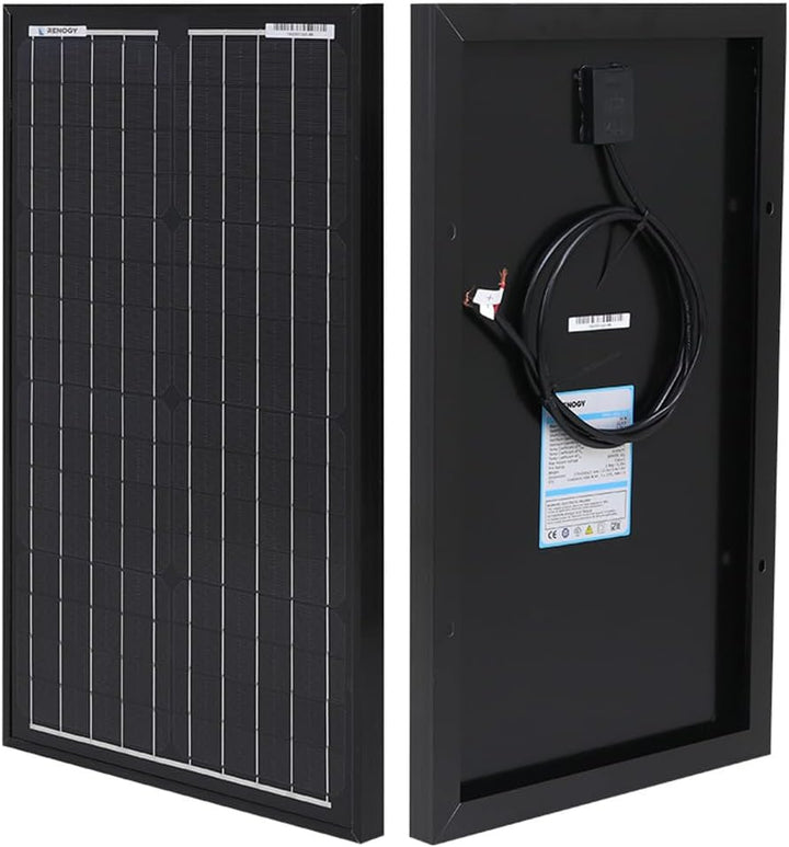 Renogy 30 W Solarmodul Mono 12 V (Schlankes Design) Solarpanel, Solarzelle, Photovoltaikmodul für Au