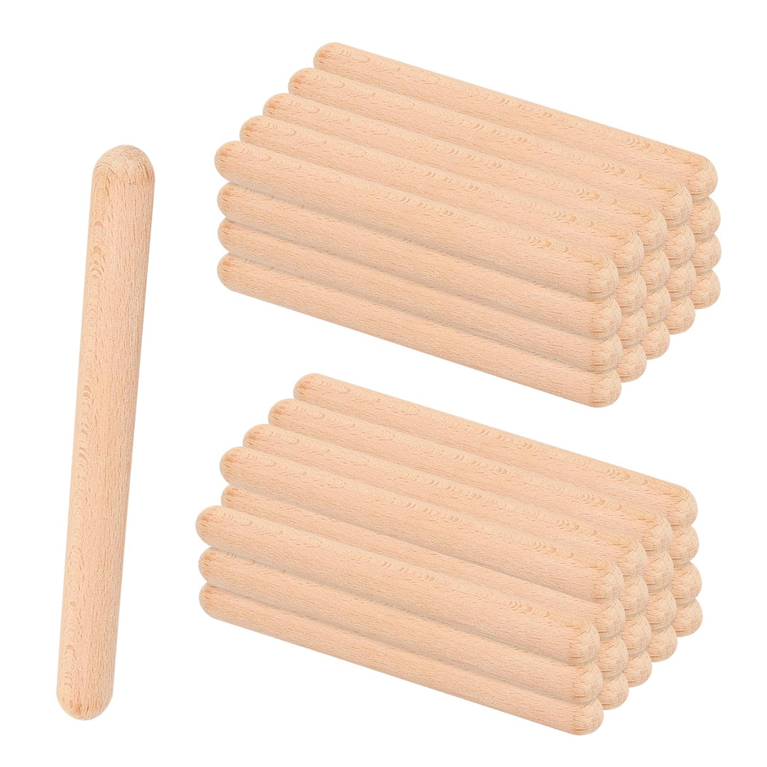 SEUICYNE 40 Stück 20cm Holz Klanghölzer, Rhythmusstöcke Klangholz Instrument Klangstäbe aus Holz Kla