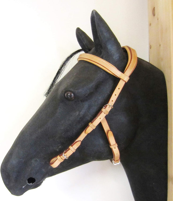 PS Pferdeartikel Kopfstück - Anatomic Bridle Arrimar für Gebisslose Zäumungen & Trensen Cob - Farbe