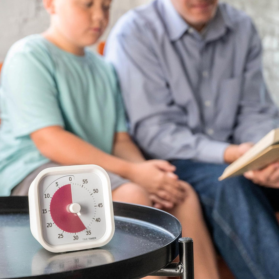Time Timer Home MOD - 60 Minuten Visueller Timer Home Edition – Homeschooling, Timer für Schultisch,