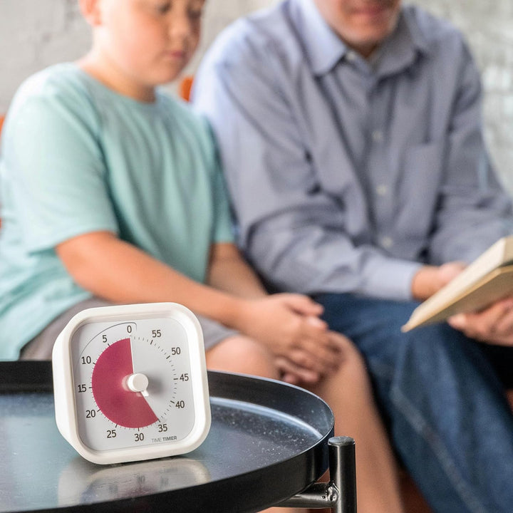 Time Timer Home MOD - 60 Minuten Visueller Timer Home Edition – Homeschooling, Timer für Schultisch,