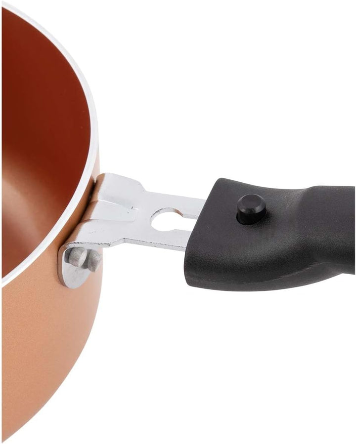 Bo-Camp Bratpfanne Keramik Beschichtung Tellefson Wok Pfanne Induktion Alu Ø26cm